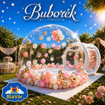 Buborékház választható lufi csomaggal